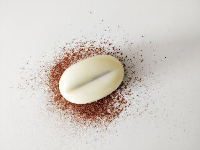 Praline au chocolat blanc, praliné brésilienne